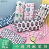 Korean-style simple cartoon animal pen case, creative pencil stationery bag, cute cotton and linen toys for children, gifts for primary school students details Picture